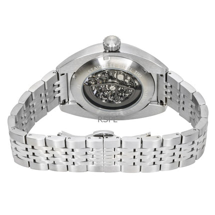 Ingersoll The Wrangler ruostumattomasta teräksestä valmistettu musta luurankokellotaulu, automaattinen I16901 miesten kello