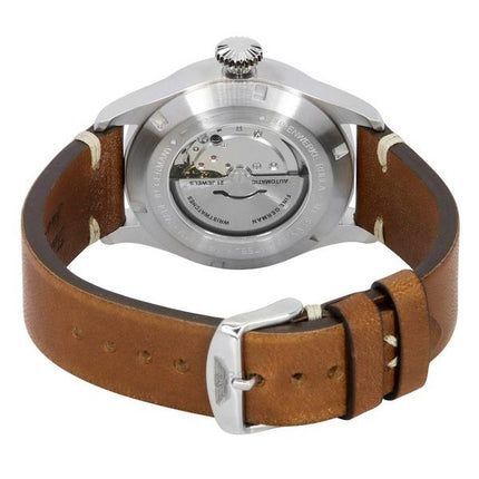 Iron Annie Flight Control Ruskea Nahkahihna Beige Täysi valokello, Automaattinen 51643 Miesten kello