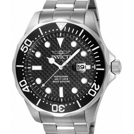 Invicta Pro Diver Black Dial Quartz Diver's 12562 200M miesten kello