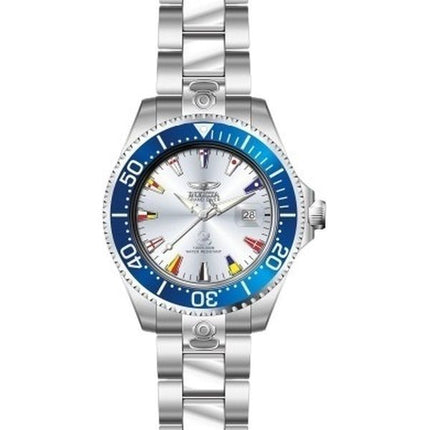 Invicta Grand Pro Diver ruostumattomasta teräksestä hopea kellotaulu automaattinen sukeltaja 21324 300M miesten kello
