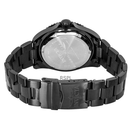 Invicta Pro Diver Zager Exclusive ruostumattomasta teräksestä valmistettu musta kellotaulu kvartsi 23402 200M miesten kello