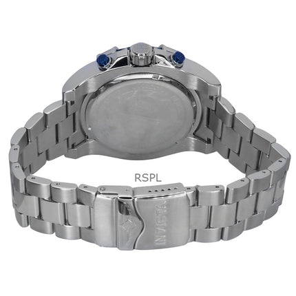 Invicta Bolt Chronograph ruostumaton teräs sininen kellotaulu kvartsi 25513 100M miesten kello