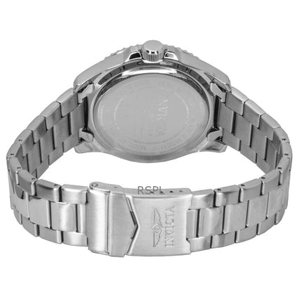 Invicta Pro Diver ruostumattomasta teräksestä valmistettu valkoinen kellotaulu kvartsi 47124 miesten kello
