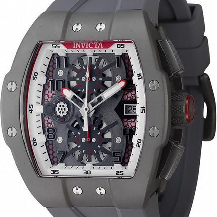 Invicta Racing Limited Edition Chronograph Titanium Case Harmaa Kellotaulu Quartz 47189 Miesten kello