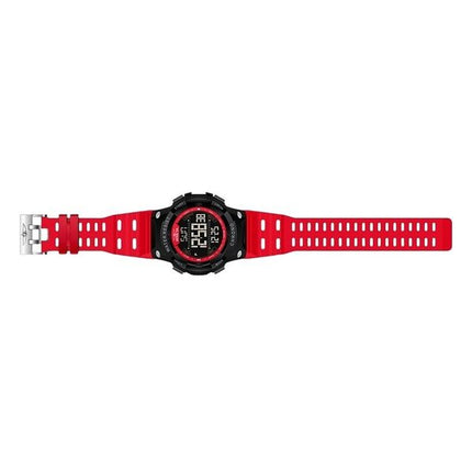 Invicta Racing digitaalinen kronografi polyuretaanihihna musta kellotaulu kvartsi 47528 100M miesten kello