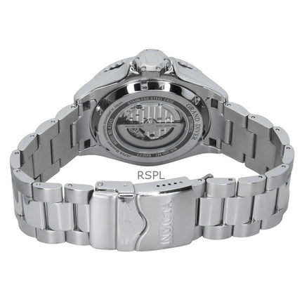 Invicta Grand Diver ruostumattomasta teräksestä valmistettu sininen ja hopea kellotaulu automaattinen 47545 300M miesten kello