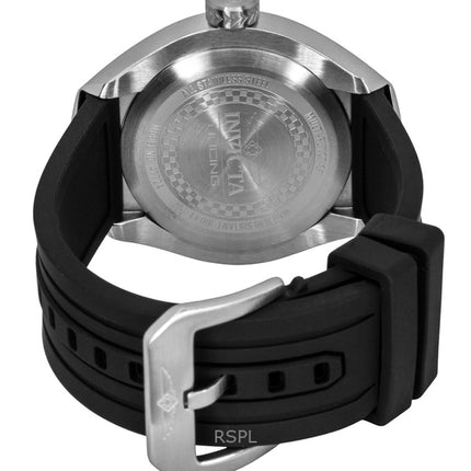 Invicta Racing silikonirannekkeen musta kellotaulu kvartsi 47724 miesten kello