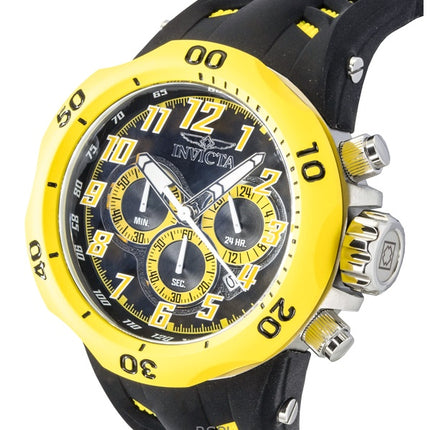 Invicta Venom Hydra GMT Chronograph silikonirannekkeen musta kellotaulu kvartsi 48236 200M miesten kello