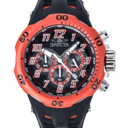 Invicta Venom Hydra GMT Chronograph silikonirannekkeen musta kellotaulu kvartsi 48237 200M miesten kello