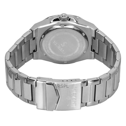 Invicta Speedway ruostumattomasta teräksestä valmistettu musta kellotaulu kvartsi 48319 miesten kello