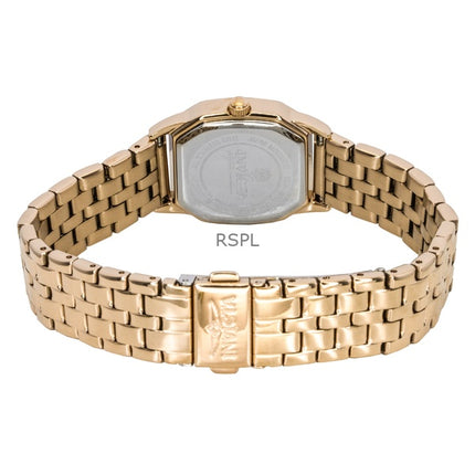 Invicta Wildflower Ruostumattomasta teräksestä valmistettu hopeinen kellotaulu Quartz 48960 naisten kello