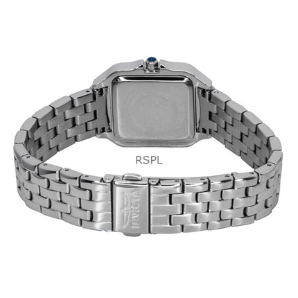 Invicta Angel ruostumattomasta teräksestä valmistettu kristallihopea soittaa kvartsi 48994 naisten kello