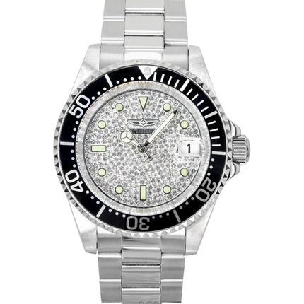 Invicta Pro Diver Stainless Steel Silver Dial Automatic Diver's 50278 200M Men's Watch