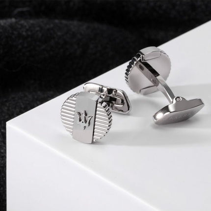 Maserati Jewels ruostumattomasta teräksestä kalvosinnapit JM121ATK13 miehille