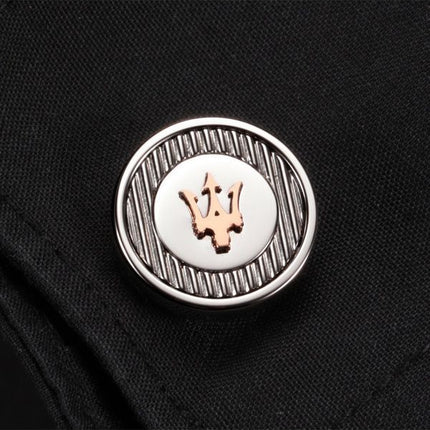 Maserati Jewels ruostumattomasta teräksestä valmistetut kalvosinnapit JM121ATK14 miehille