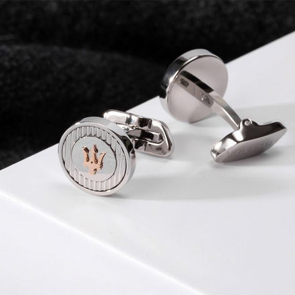 Maserati Jewels ruostumattomasta teräksestä valmistetut kalvosinnapit JM121ATK14 miehille