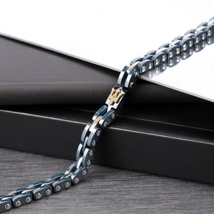 Maserati Jewels ruostumaton teräs ja keraaminen rannekoru JM420ATI01 miehille