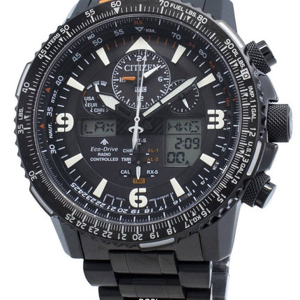Citizen Promaster JY8085-81E Eco-Drive Radio -ohjattu analoginen digitaalinen 200M miesten kello
