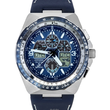 Citizen Promaster Skyhawk Radio-ohjattu Blue Dial Eco-Drive Diver JY8148-08L 200M miesten kello