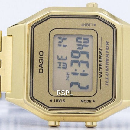 Casio Digital Quartz ruostumatonta terästä valaisin LA680WGA-9DF LA680WGA-9 naisten kello