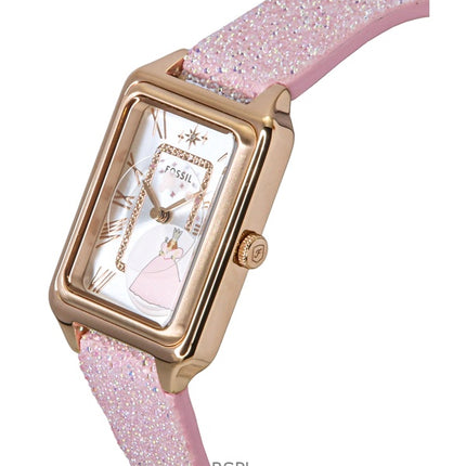 Fossil The Wizard of Oz Limited Edition -kangasranneke, hopeinen kellotaulu, kvartsi, LE1199, naisten kello
