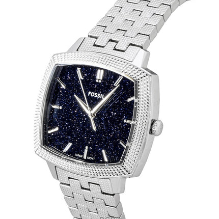 Fossil Nick Jonas x Machine Luxe Aventuriini Limited Edition Blue Dial -kvartsi LE1216 unisex-kello