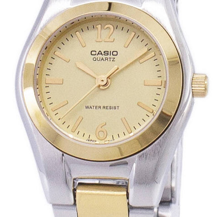 Casio Enticer analoginen Quartz kultaa soittaa LTP 1253SG 9ADF LTP-1253SG-9A naisten kello