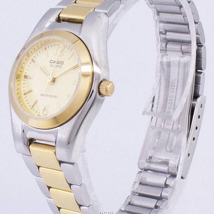 Casio Enticer analoginen Quartz kultaa soittaa LTP 1253SG 9ADF LTP-1253SG-9A naisten kello