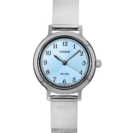 Casio Standard Analoginen ruostumattomasta teräksestä valmistettu sininen kellotaulu kvartsi LTP-B170D-2BV naisten kello