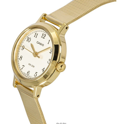 Casio Standard Analog Gold Tone ruostumaton teräs kellotaulu kvartsi LTP-B170G-9BV naisten kello