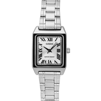 Casio Standard Analog Ruostumattomasta Teräksestä Hopeinen Kellotaulu Quartz LTP-V007D-7B Naisten Kello