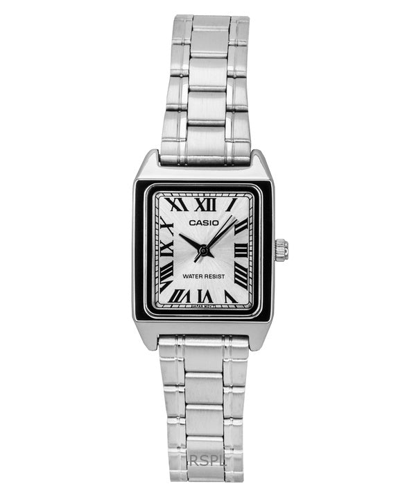 Casio Standard Analog Ruostumattomasta Teräksestä Hopeinen Kellotaulu Quartz LTP-V007D-7B Naisten Kello