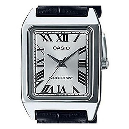 Casio Standard analoginen nahkaranneke hopea kellotaulu kvartsi LTP-V007L-7B1 naisten kello
