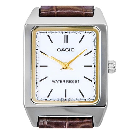 Casio Standard analoginen nahkaranneke valkoinen kellotaulu kvartsi LTP-V007L-7E2 naisten kello