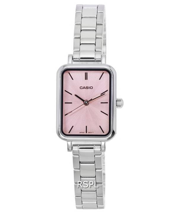 Casio Analoginen vaaleanpunainen kellotaulu kvartsi LTP-V009D-4E LTPV009D-4E naisten kello