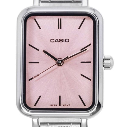 Casio Analoginen vaaleanpunainen kellotaulu kvartsi LTP-V009D-4E LTPV009D-4E naisten kello