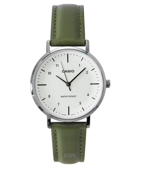 Casio Standard analoginen nahkaranneke beige kellotaulu kvartsi LTP-VT03L-3B naisten kello