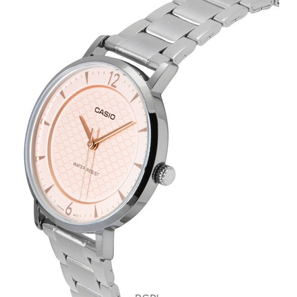 Casio Standard Analoginen ruostumattomasta teräksestä valmistettu lohikellokvartsi LTP-VT04D-4A naisten kello
