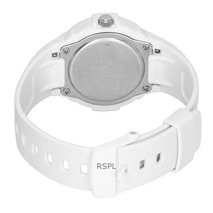 Casio analoginen biopohjainen hartsiranneke, valkoinen kellotaulu, kvartsi LX-800H-7A1V 100M naisten kello