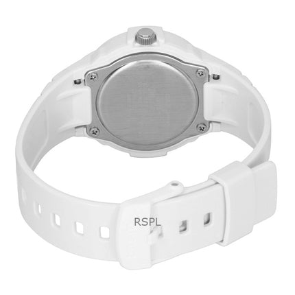 Casio analoginen biopohjainen hartsiranneke, valkoinen kellotaulu, kvartsi LX-800H-7A2V 100M naisten kello