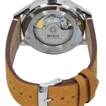 Mido Multifort Perimony -nahkahihnainen sininen kellotaulu automaattinen M040.407.16.040.00 miesten kello