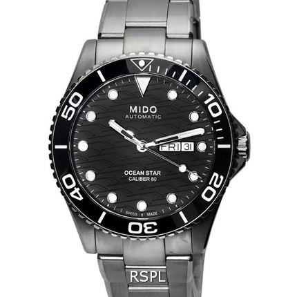 Mido Ocean Star 200C Titanium Black kellotaulu automaattinen sukeltaja M042.430.44.051.00 M0424304405100 200M miesten kello
