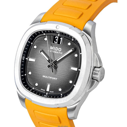 Mido Multifort TV Big Date -kumiranneke, harmaa kellotaulu, automaattinen M049.526.17.081.00 100M miesten kello