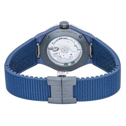 Baume &amp; Mercier Riviera -kumiranneke, sininen kellotaulu, automaattinen M0A10769 100M miesten kello