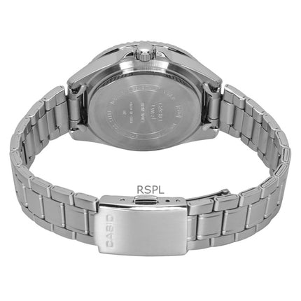 Casio Standard analoginen Pepsi-kehys ruostumattomasta teräksestä, musta kellotaulu kvartsi MDV-10D-1A3 miesten kello