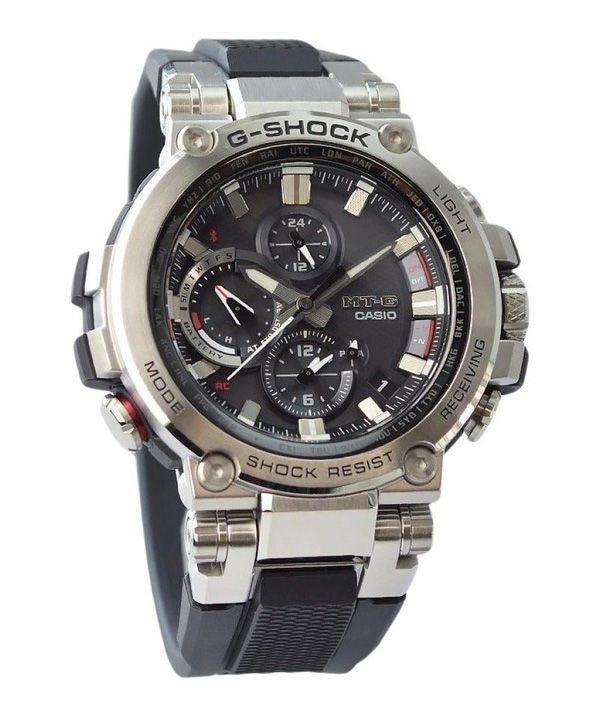 Casio G-Shock MT-G Analoginen älypuhelinlinkkihartsihihna kova aurinkoenergia MTG-B1000-1 200M miesten kello