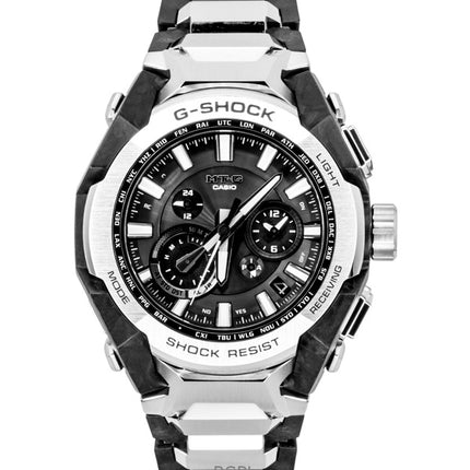 Casio G-Shock MT-G analoginen älypuhelinlinkki mustalla kellotaululla aurinkokennolla MTG-B4000D-1A 200M miesten kello