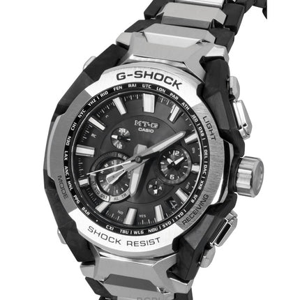 Casio G-Shock MT-G analoginen älypuhelinlinkki mustalla kellotaululla aurinkokennolla MTG-B4000D-1A 200M miesten kello