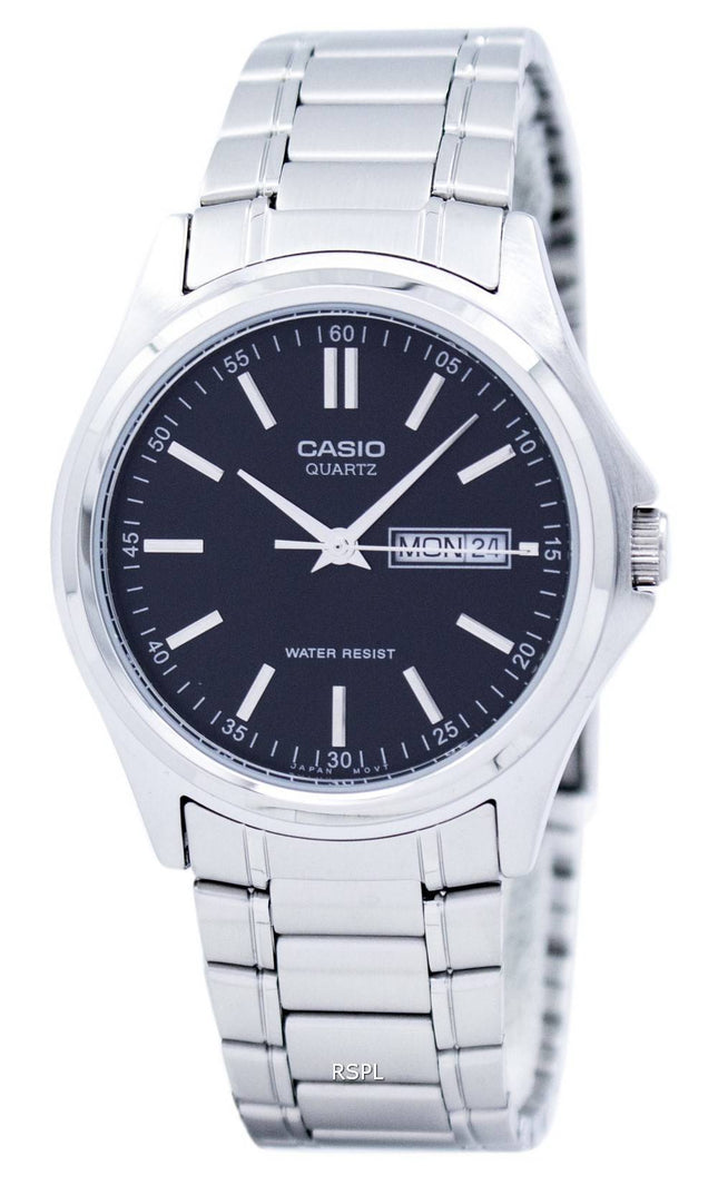 Casio Enticer Quartz analogisen musta soittaa MTP-1239D-1ADF MTP-1239D-1A Miesten kello