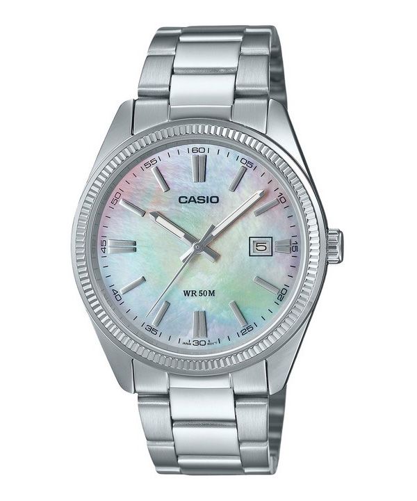Casio Standard analoginen ionipinnoitettu ruostumattomasta teräksestä valmistettu helmikvartsi MTP-1302DS-7AV miesten kello